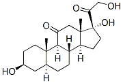 Allopregnane-3B,17ALPHA,21-triol-11,20-dione Structural