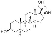 Pregnan-20-one, 3,17,21-trihydroxy-, (3.beta.,5.alpha.)-