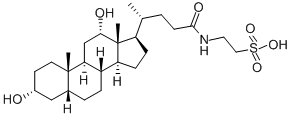 2-[4-[(3R,5R,8R,9S,10S,12S,13R,14S,17R)-3,12-dihydroxy-10,13-dimethyl-2,3,4,5,6,7,8,9,11,12,14,15,16,17-tetradecahydro-1H-cyclopenta[a]phenanthren-17-yl]pentanoylamino]ethanesulfonic acid