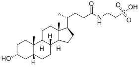 2-[[(4R)-4-[(3R,5R,8R,9S,10S,13R,14S,17R)-3-hydroxy-10,13-dimethyl-2,3,4,5,6,7,8,9,11,12,14,15,16,17-tetradecahydro-1H-cyclopenta[a]phenanthren-17-yl]pentanoyl]amino]ethanesulfonic acid