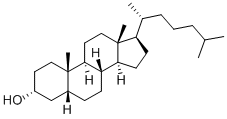 5BETA-CHOLESTAN-3ALPHA-OL Structural