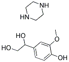 4-HYDROXY-3-METHOXYPHENYLGLYCOL PIPERAZINE SALT Structural