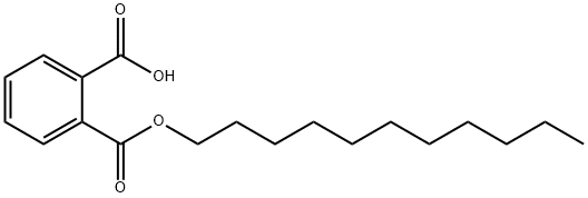 undecyl hydrogen phthalate Structural