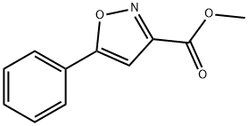 5-PHENYL-ISOXAZOLE-3-CARBOXYLIC ACID METHYL ESTER Structural