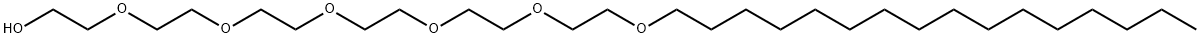 HEXAETHYLENE GLYCOL MONOHEXADECYL ETHER Structural