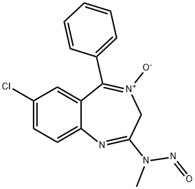 N-nitrosochlordiazepoxide Structural