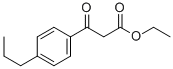 ethyl 3-oxo-3-(4-propylphenyl)propanoate Structural