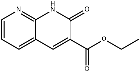 2-OXO-1,2-DIHYDRO-[1,8]NAPHTHYRIDINE-3-CARBOXYLIC ACID ETHYL ESTER Structural