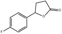 4,5-Dihydro-5-(4-fluorophenyl)-2(3H)-furanone Structural