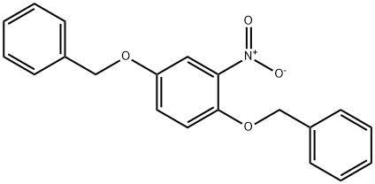 1,4-DIBENZYLOXY-2-NITROBENZENE Structural