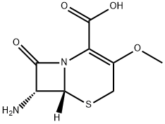 7-Amino-3-methoxy-3-cephem-4-carboxylic acid Structural