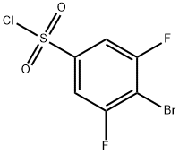 4-BROMO-3,5-DIFLUOROBENZENESULPHONYL CHLORIDE Structural