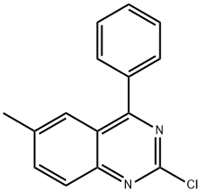 2-CHLORO-6-METHYL-4-PHENYL-QUINAZOLINE Structural