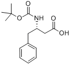 (S)-3-(Boc-amino)-4-phenylbutyric acid Structural