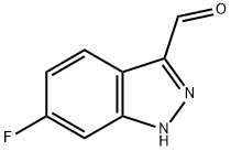 6-FLUORO-3-(1H)INDAZOLE CARBOXALDEHYDE Structural