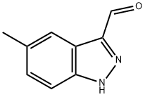 5-METHYL-3-(1H)INDAZOLE CARBOXALDEHYDE Structural