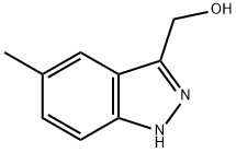 5-METHYL-3-HYDROXYMETHYL (1H)INDAZOLE Structural