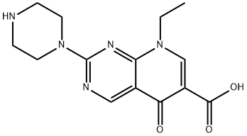 Pipemidic acid Structural