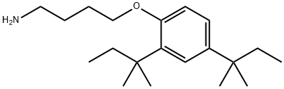 4-[2,4-Bis(1,1-dimethylpropyl)phenoxy]-1-butanamine Structural