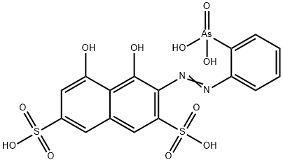 2-(1,8-DIHYDROXY-3,6-DISULFO-2-NAPHTHYLAZO)PHENYLARSONIC ACID DISODIUM SALT