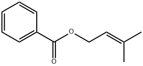 BENZOIC ACID 3-METHYL-2-BUTENYL ESTER Structural