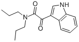 N,N-Dipropyl-3-indoleglyoxylamide Structural