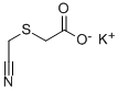 Potassium [(cyanomethyl)thio]acetate Structural