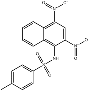 N-(2 4-DINITRO-1-NAPHTHYL)-P-TOLUENESULFONAMIDE Structural