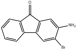 2-AMINO-3-BROMO-9-FLUORENONE Structural