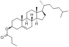 3beta-Hydroxy-5-cholestene 3-butyrate Structural