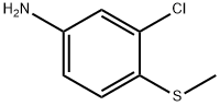 3-CHLORO-4-(METHYLTHIO)ANILINE Structural