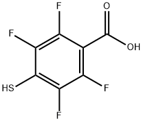 2,3,5,6-tetrafluoro-4-mercapto-Benzoic acid Structural