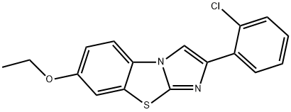 2-(2-CHLOROPHENYL)-7-ETHOXYIMIDAZO[2,1-B]BENZOTHIAZOLE