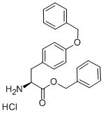 O-Benzyl-L-tyrosine benzyl ester hydrochloride Structural