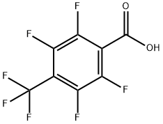 2,3,5,6-TETRAFLUORO-4-(TRIFLUOROMETHYL)BENZOIC ACID Structural