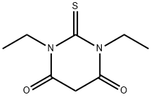 1,3-DIETHYL-2-THIOBARBITURIC ACID Structural