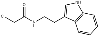 3-(CHLOROACETAMIDOETHYL)INDOLE Structural