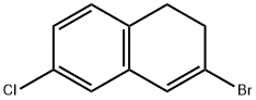 3-BROMO-6-CHLORO-1,2-DIHYDRONAPHTHALENE Structural