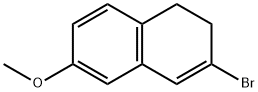 3-BROMO-6-METHOXY-1,2-DIHYDRONAPHTHALENE Structural