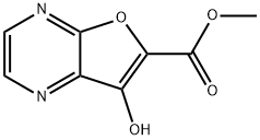 Furo[2,3-b]pyrazine-6-carboxylic  acid,  7-hydroxy-,  methyl  ester Structural