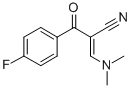 2-(4-FLUOROBENZOYL)-3-(DIMETHYLAMINO) ACRYLONITRILE Structural