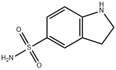 1H-Indole-5-sulfonamide,2,3-dihydro-(9CI) Structural