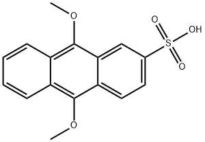 9,10-dimethoxyanthracene-2-sulfonate Structural