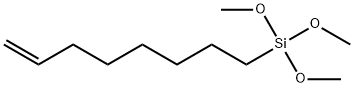 TRIMETHOXY(7-OCTEN-1-YL)SILANE Structural