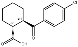 TRANS-2-(P-CHLOROBENZOYL)-1-CYCLOHEXANECARBOXYLIC ACID, 98