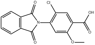 5-CHLORO-4-(1,3-DIOXO-1,3-DIHYDRO-ISOINDOL-2-YL)-2-METHOXY-BENZOIC ACID Structural