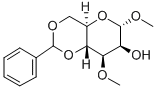 Methyl 4,6-O-Benzylidene-3-O-methyl-a-D-mannopyranoside Structural