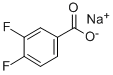 SODIUM 3,4-DIFLUOROBENZOATE Structural