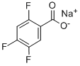 SODIUM 2,4,5-TRIFLUOROBENZOATE Structural