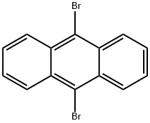 9,10-Dibromoanthracene Structural